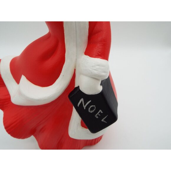 Vintage Atlantic Mold 8.5" Hand Painted Ceramic Lady Christmas Caroler Figurine - Picture 9 of 11